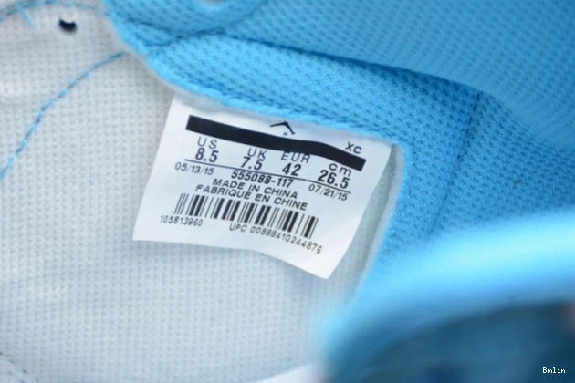 Bmlin Shoes Retro Jordan 555088-117 1 High Air OG 'UNC' 0809